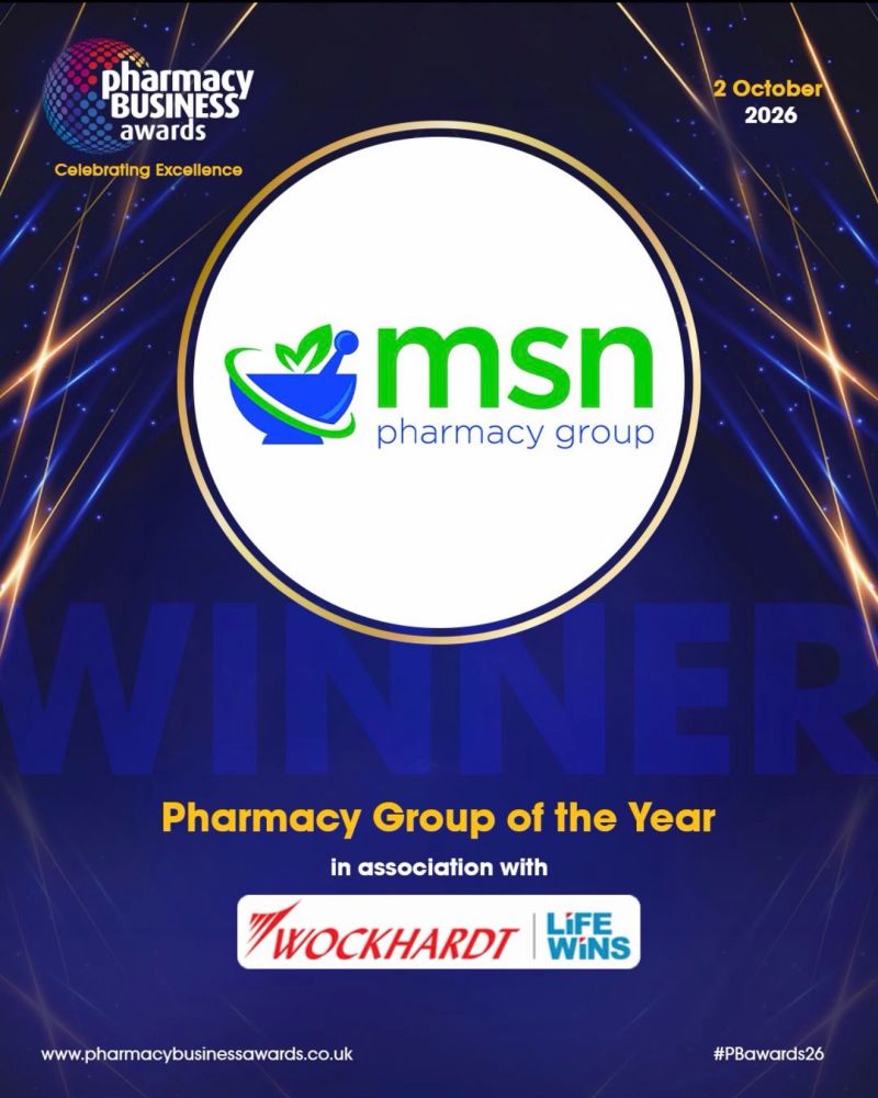 Pharmacy Business Awards 2026 winner: Pharmacy Group of the Year, MSN Pharmacy Group
